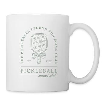 Pickleball moms club fun mom mother - Mug - white - Right