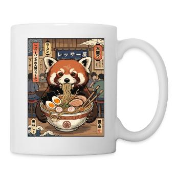 Red Panda Ramen Feast - Mug - white - Right