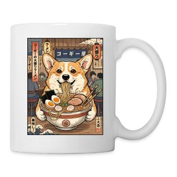 Corgi Ramen Shop Delights - Mug - white - Right