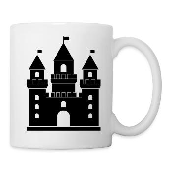 Burg - Tasse - Weiß - Rechts