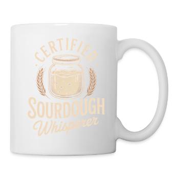 Zertifizierter Sauerteigflüsterer - Tasse - Weiß - Rechts