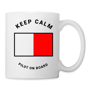 Amiral H - pilote à bord du navire pilote - Mug blanc - blanc - Droite