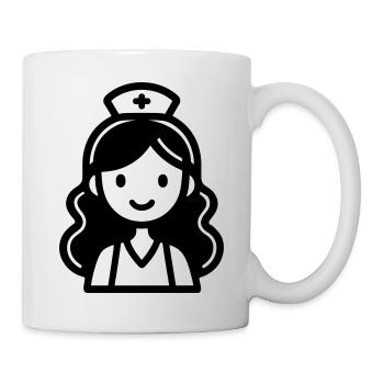 Krankenschwester - Tasse - Weiß - Rechts