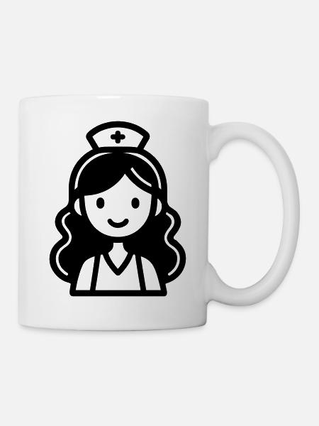 Krankenschwester - Tasse - Weiß