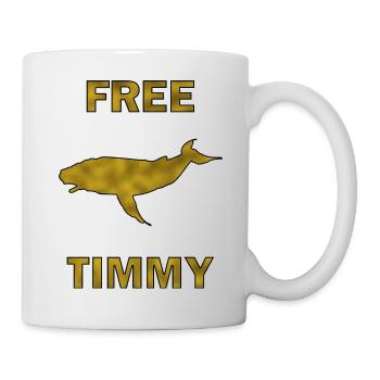 Buckelwal  Timmy - Tasse - Weiß - Rechts