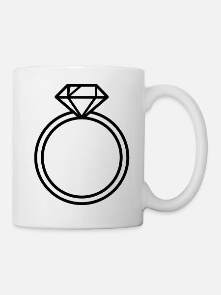 Ehering, - Tasse - Weiß