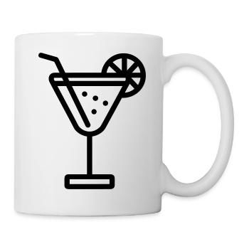 cocktail - Mug blanc - blanc - Droite