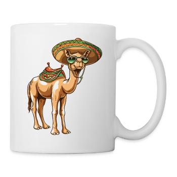 Camel Comic Funny Sombrero - Mug - white - Right