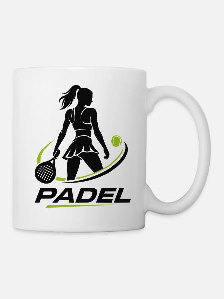 Padel Girl - Tasse - Weiß