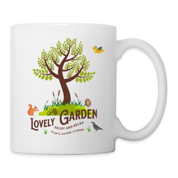 Beloved Garden Garden Joy Family Animals Nature - Mug - white - Right
