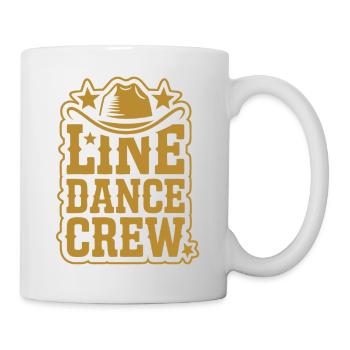 Line Dance Crew Western - Tasse - Weiß - Rechts