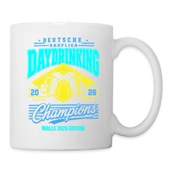 Malle 2026 Daydrinking Champions Malle 2026  - Tasse - Weiß - Rechts