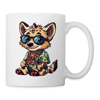 Hyena Comic Vacation - Mug - white - Right