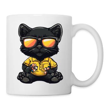 Vacances de bandes dessinées Panther - Mug blanc - blanc - Droite