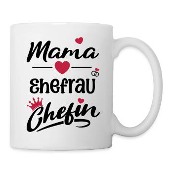 mama_ehefrau_chefin - Mug blanc - blanc - Droite
