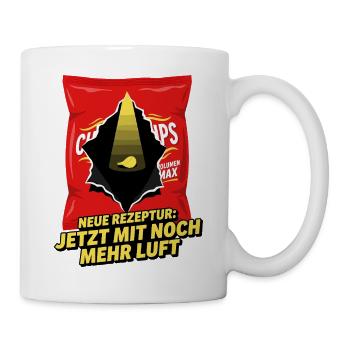 Neue Rezeptur Mit Noch Mehr Luft - Tasse - Weiß - Rechts