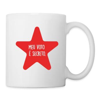 Meu voto é secreto - Mug - white - Right
