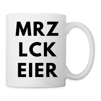 MRZ_LCK_EIER - Tasse - Weiß - Rechts