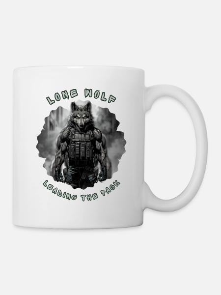 Lone Wolf Commando – Taktischer Alpha-Soldat - Tasse - Weiß