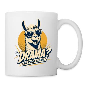 Drama No Prob Llama Humor - Mug - white - Right