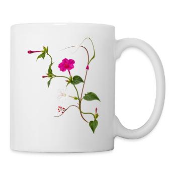 Miracle Flower Zen Blossoms Design - Mug - white - Right