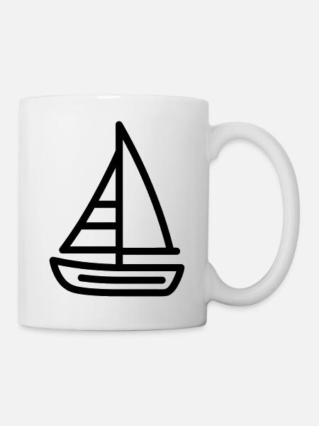 Boot - Tasse - Weiß