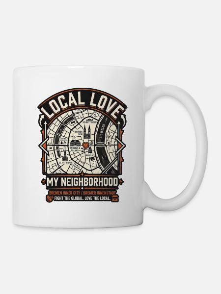 Bremen Local Love - Tasse - Weiß