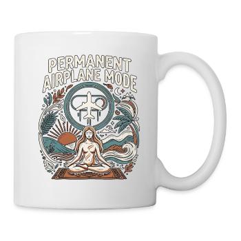 Yoga Air Plane Fashion - Mug - white - Right