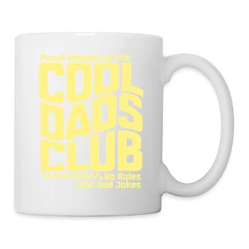Cool Dads Club - Papa Vatertag Geschenk - Tasse - Weiß - Rechts