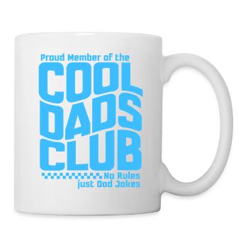Cool Dads Club - Papa Vatertag Geschenk - Tasse - Weiß - Rechts
