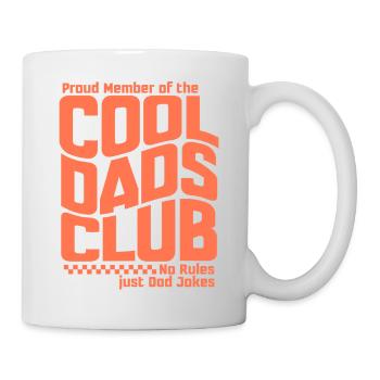 Cool Dads Club - Papa Vatertag Geschenk - Tasse - Weiß - Rechts