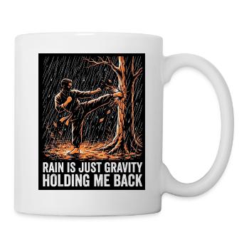 Kampfkunst Spruch - Tasse - Weiß - Rechts