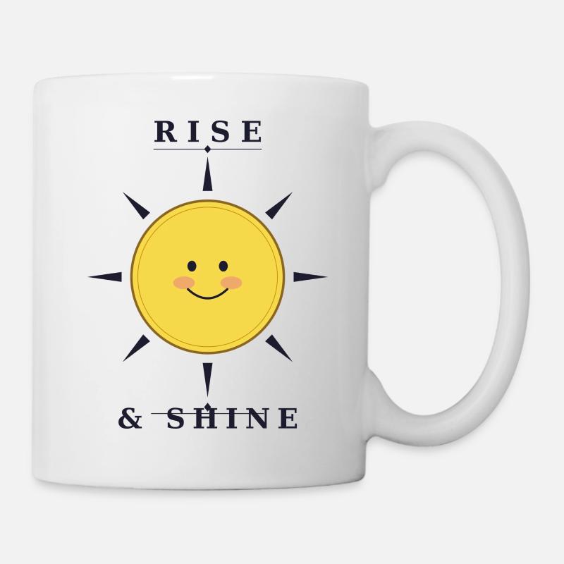 DEBOUT ET BRILLE - Mug blanc - blanc