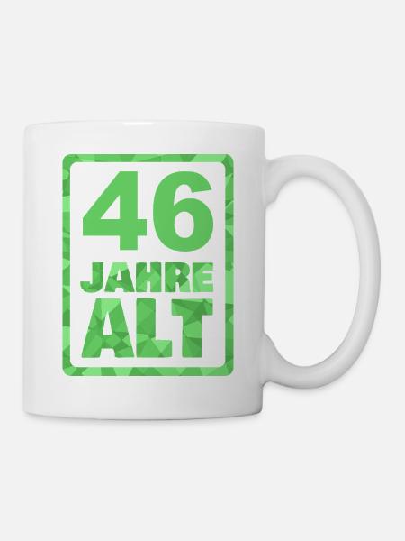 Alter 46 - Tasse - Weiß