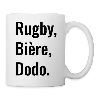 Rugby Bière Dodo - Mug blanc - blanc - Droite