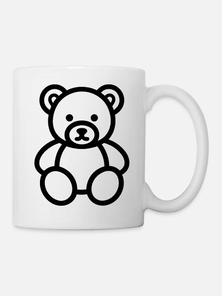 Bärenjunges - Tasse - Weiß