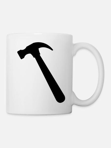 Hammer - Tasse - Weiß