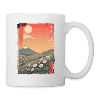 Kawaii Blumen - Tasse - Weiß - Rechts