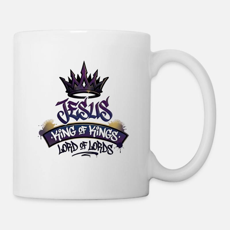 Jesus King of kings - Mug - white
