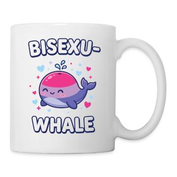Pride Month LGBTQ – Bisexueller Wal - Tasse - Weiß - Rechts