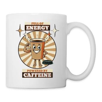 Coffee cup energy - Mug - white - Right