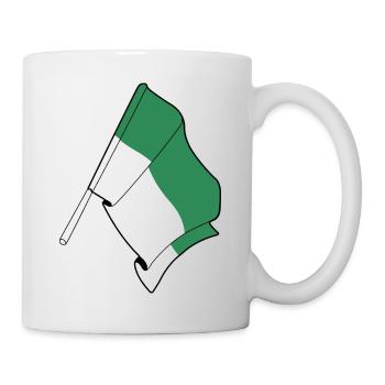 Vlieland-Flagge – Island Pride - Tasse - Weiß - Rechts