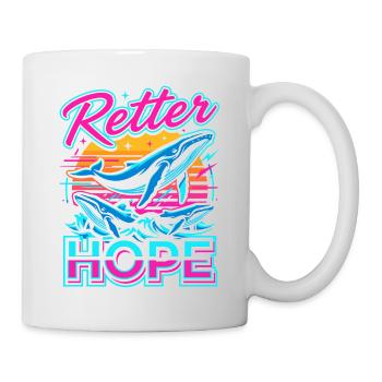 Neon-Wal Hoffnung - Tasse - Weiß - Rechts