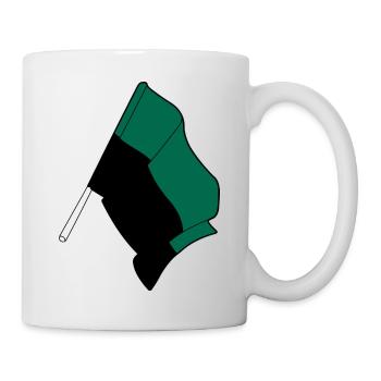 Texel-Flagge – Inselstolz - Tasse - Weiß - Rechts