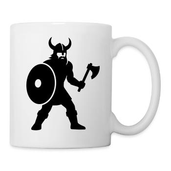 Wikinger - Tasse - Weiß - Rechts