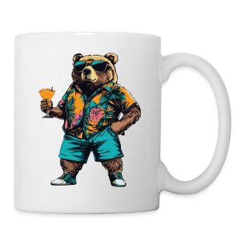 Bear Comic Summer - Mug - white - Right