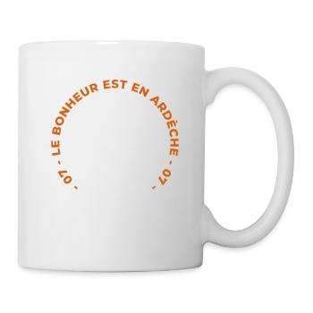 Happiness Is In Ardèche 07 T-Shirt Humor Gift - Mug - white - Right