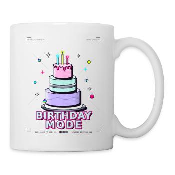 gâteau d’anniversaire anniversaire - Mug blanc - blanc - Droite