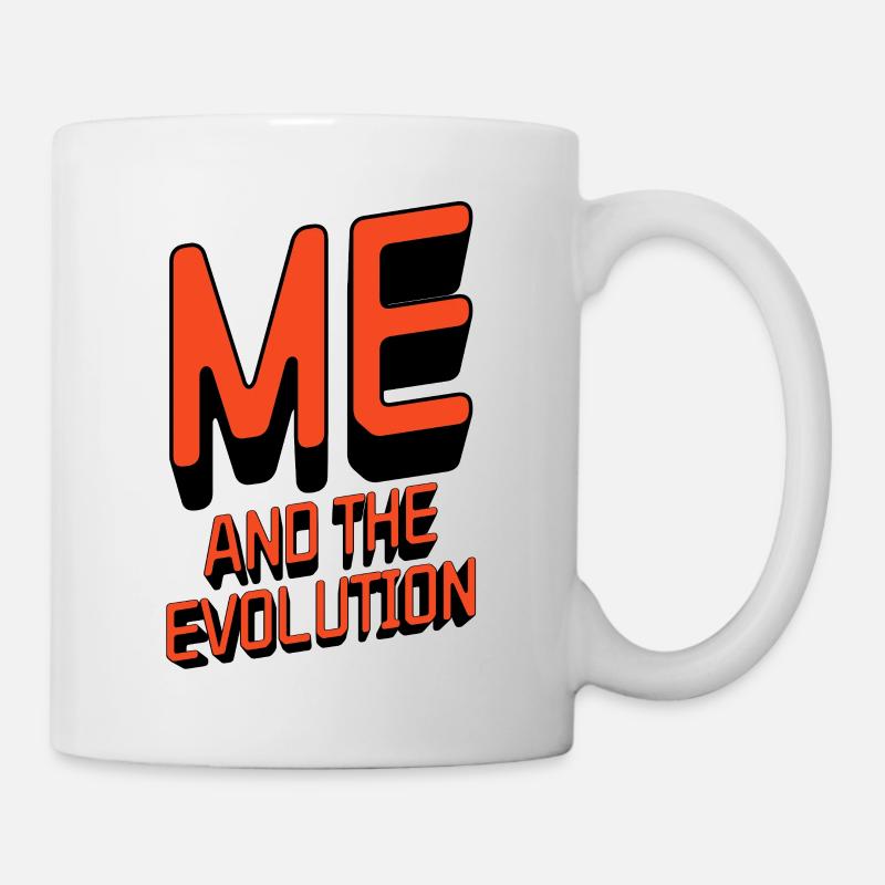 Moi et l’évolution - Mug blanc - blanc