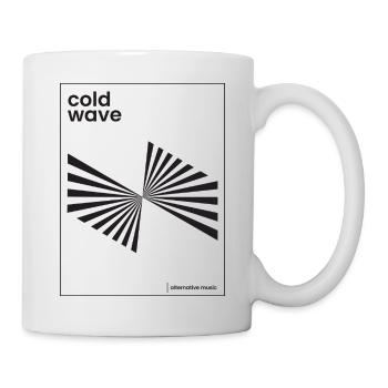 Conception d’affiche de musique Cold Wave - Mug blanc - blanc - Droite